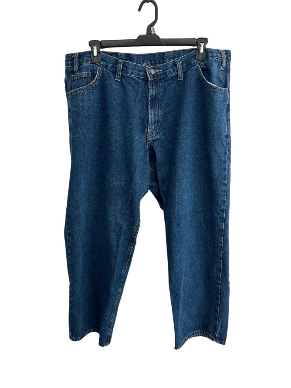 RK Brand Straight Leg Denim Jeans Blue Size 44X30 Medium Wash Cotton Western